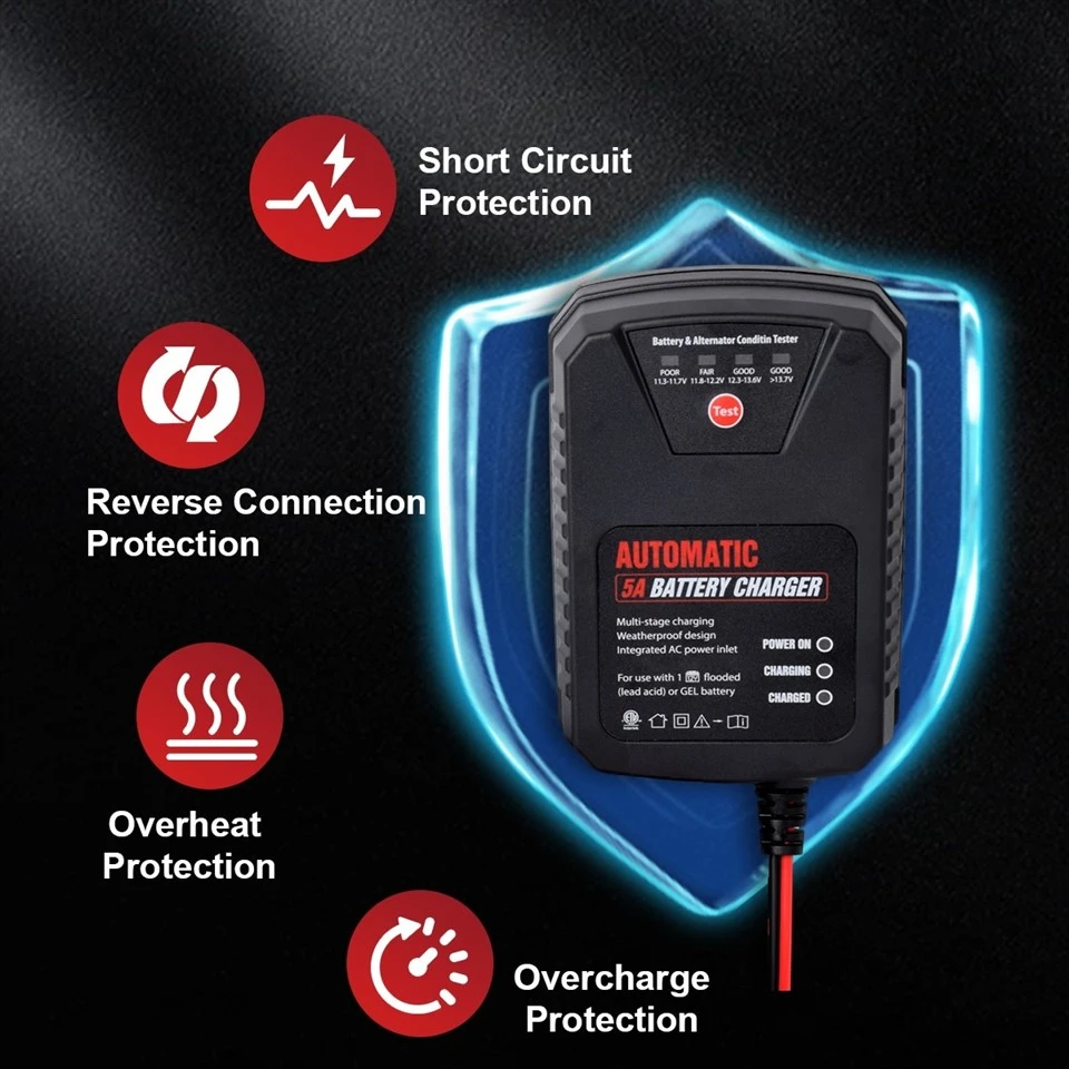 12V 5A Portable Battery Charger manufacturers 12V 5A Portable Battery Charger manufacturers